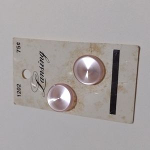 $1 Add-on 80s VTG .75" Pink Lansing Buttons 1202